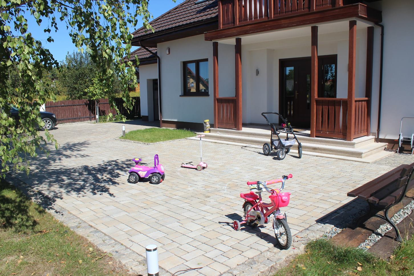 taras z kostki betonowe